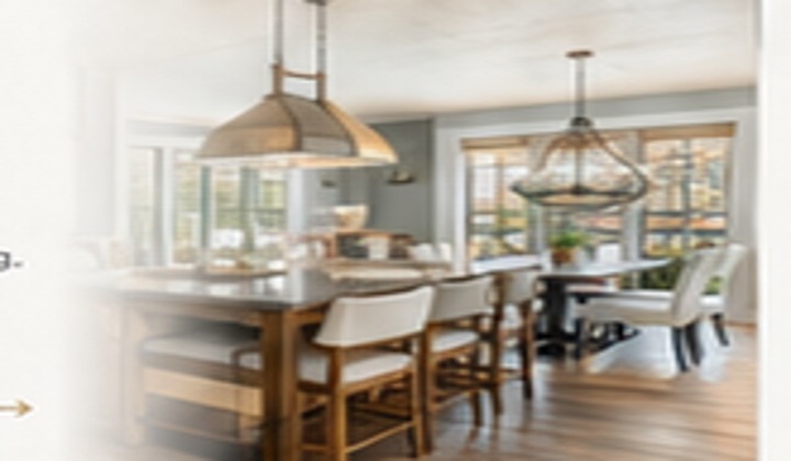 Beautiful kitchen and dining area